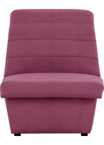 LOOKS by Wolfgang Joop Fauteuil LOOKS VIII Breedtestiksels, zonder armleuningen, in twee verschillende afmetingen fauteuils maat Structuur grof roze
