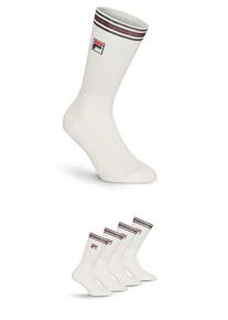 Fila Sportsokken UNISEX TOP QUALITY FULL TERRY VINTAGE SOCKS (4 paar) unisex sportsokken maat 39-42 wit