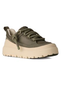 UGG Australia UGG Sneakers HERITAGE UTILITY SNEAKER Plateausneaker met zachte schachtrand heren veterschoenen maat 12 (45) groen