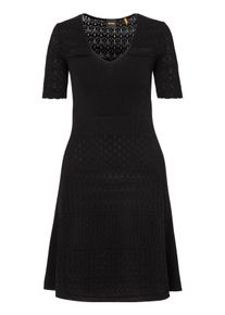 BOSS Orange Gebreide jurk Fuart Premium Damesmode dames jurken maat XS (34) zwart