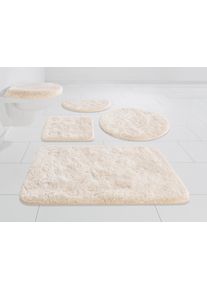 Grund Badmat Melos, badmat, badkamer tapijt, zeer zacht gemêleerde look, zeer zachte pool, melange-effect, made in europe badmatten maat 1 beige