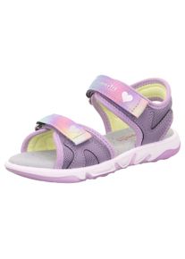 Superfit Sandalen PEBBLES WMS: middel Sandaal met schattige glitter-sluiting, maat sjabloon om te downloaden meisjes sandalen maat 27 paars