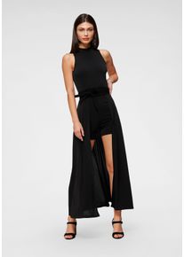 Melrose Jumpsuit met aangezette rok in 2-in-1 look dames jumpsuits maat 34 zwart