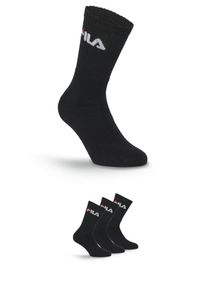 Fila Tennissokken UNISEX CREW TENNIS FULL TERRY SOCKS (3 paar) unisex sportsokken maat 39-42 zwart