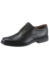 Clarks Veterschoenen Aldric Lace met zachte leren binnenzool, vrijetijdsschoen, lage schoen, veterschoen heren veterschoenen maat 41 zwart
