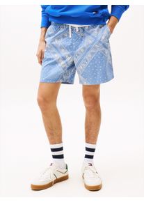 Tommy Jeans Strandshort TJM AOP LOOSE BEACH SHORT EXT heren zwemshorts maat XL blauw