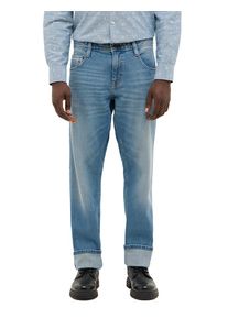 Mustang Straight jeans Heren stijl Denver recht heren jeans maat 34 blauw