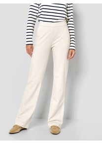 Toni Stretchbroek Jenny Wide Leg bi-elastisch, voor een comfortabele pasvorm dames broeken maat 21 wit