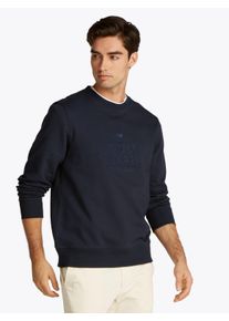 Tommy Hilfiger Sweatshirt HILFIGER EMBRO LOGO SWEATSHIRT heren sweaters maat M blauw