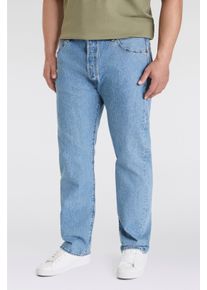 LEVI'S® PLUS Levi's Plus Straight jeans 501 LEVI'SORIGINAL B&T in verschillende wassingen heren jeans maat 44 blauw
