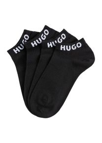 HUGO underwear Sokken 3P AS UNI CC W met contrasterende logo-opdruk (3 paar, Set van 3) dames sokken maat 39-42 zwart