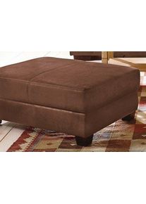 Home Affaire Hocker Falk in 4 stofkwaliteiten, groot hockers maat Microvezel PRIMABELLE® bruin