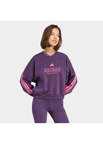 adidas Sportswear Sweatshirt W TIRO FL SWT dames sweaters maat M paars