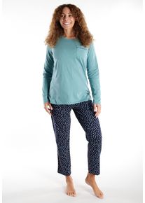 Götzburg GÖTZBURG Pyjama Katerini (2-delig) dames nachtkleding maat 38 (M) groen