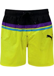 Puma Zwemshort met ritssluiting opzij heren zwembroeken maat XS geel
