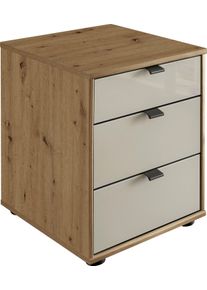 Wiemann Nachtkastje Quito voorgemonteerd, inclusief demping nachtkastjes beige