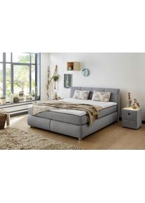 Jockenhöfer Jockenhöfer Gruppe Nachtkastje Lancy met ledverlichting nachtkastjes maat Structuurstof grijs