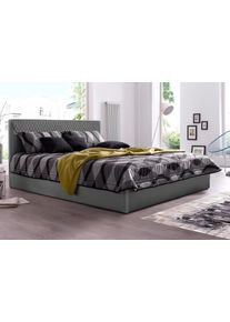 WESTFALIA Polsterbetten Gestoffeerd bed met bedkist bij uitvoering met matras bedden maat Imitatieleer grijs