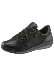 Ara Sneakers OSAKA Schafrandpolstering, G-breedte, vrijetijdsschoen, lage schoen, veterschoen dames schoenen maat 2,5 zwart