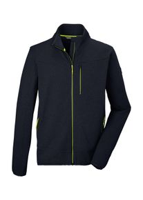 Killtec Vest KOS 40 MN FLX JCKT Sportief herenjack met gekleurde ritsen en kinbeschermer heren vesten maat L zwart