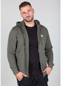 Alpha Industries Capuchonsweatvest Basic Zip Hoody SL heren sweatvesten maat L groen