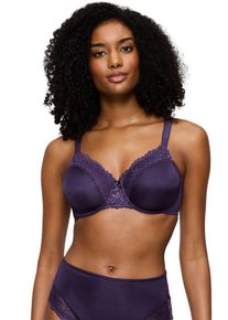 Triumph Minimizer-bh Ladyform soft maakt de borst optisch kleiner met een cupmaat dames minimizer bh's maat 80F paars