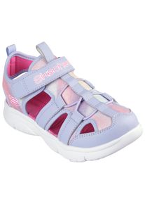 Skechers Sandalen FLEX SPLASH DAYLIGHT SHIMMER Klittenbandschoen met glitter, maat sjabloon te downloaden meisjes sandalen maat 30 paars