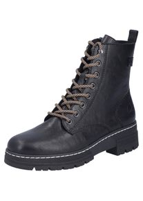 Rieker Veterlaarsjes Veterboots, plateaulaarzen, profielzool, met binnenritssluiting dames veterlaarsjes maat 41 zwart
