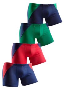 H.I.S. H.I.S Boxershort voor jongens met coole colourblocking voor een sportieve verschijning (set, 4 stuks) jongens boxershorts maat 98/104 multicolor