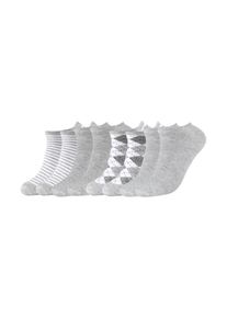 s.Oliver Korte sokken Essentials met verschillende designs (4 paar) unisex sportsokken maat 35-38 wit