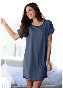 Arizona Nachthemd met een ronde hals dames nachthemden maat 32/34 blauw