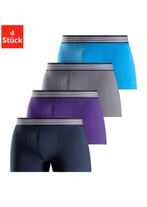 H.I.S. H.I.S Boxershort voor heren met gestreepte weefband (set, 4 stuks) heren boxershorts maat S multicolor
