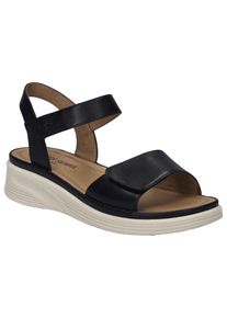 Josef Seibel Sandalen Sevran 01 , vrijetijdsschoen, sleehak sandaal met klittenbandsluiting dames sportieve sandalen maat 38 zwart