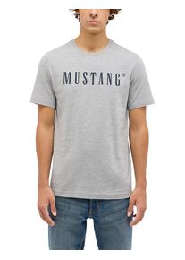 Mustang Shirt met korte mouwen Heren stijl Austin heren t-shirts maat S grijs