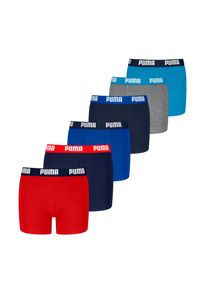 Puma Boxershort Puma BOYS EVERYDAY BASIC BOXERS 6P ECOM (Set van 6) jongens boxershorts maat 134/140 rood