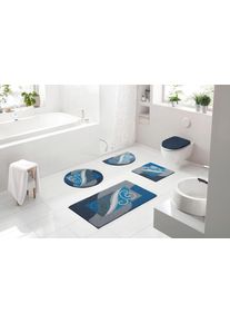 Grund Badmat Greta (1 stuk) badmatten maat 8 blauw