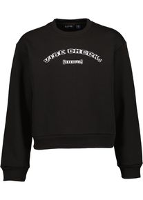 Blue Seven Sweatshirt met frontmotief meisjes sweatshirts maat 140 zwart
