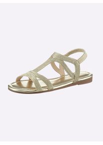 Heine Sandalen dames sandaaltjes maat 36 goud(kleur)