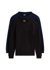 Tommy Jeans Longsleeve TJM SLIM 2PACK L/S EXT (2-delig) heren longsleeves maat M zwart