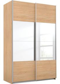 Rauch Zweefdeurkast Quadra met spiegelelementen zweefdeurkasten beige