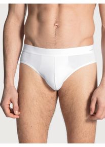 Calida Slip Cotton Code Katoenmix, elastisch, zonder gulp, single jersey, zacht heren slips maat XXL (58/60) wit
