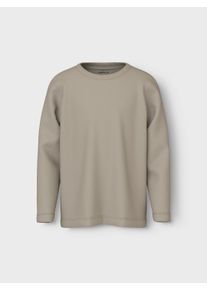name it Shirt met lange mouwen NMMVOBBO LS NREG TOP NOOS jongens shirts met lange mouwen maat 110 beige