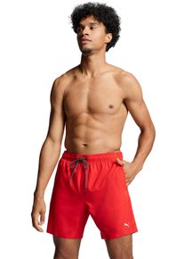 Puma Zwemshort Puma SWIM MEN MEDIUM LENGTH SWIM SHORTS High-tech ritssluiting op de achterzak, zijzakken heren zwembroeken maat L rood