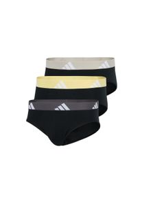 adidas Sportswear Slip Active Flex Cotton elastisch, logoband, schuurvrij draagcomfort, zonder opening (Set van 3) heren slips maat M multicolor