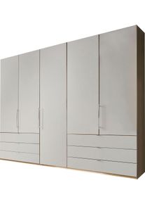 Wiemann Vouwdeurkast Loft, Kledingkast, Kast, Linnenkast, met glazen front garderobekasten beige