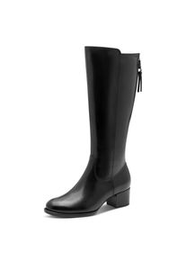 Tamaris Laarzen , blokhak, lange laars met binnenritssluiting dames elegante laarzen maat 36 zwart