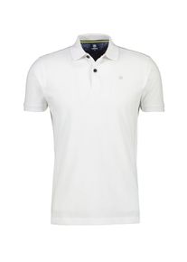 Lerros Poloshirt met stijlvol borduursel op borsthoogte heren poloshirts maat XXL (56/58) wit