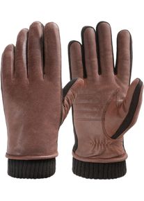 Pearlwood Leren handschoenen met warme voering heren handschoenen maat 8,5 bruin