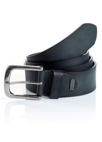 MONTI Leren riem NASHVILLE 4,0 cm breed, jeans-casual, inkortbaar, tot maat 150 cm unisex riemen maat 85 zwart