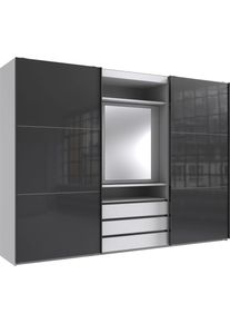 wimex Schuifdeurkast Magic by fresh to go met draaibare spiegeldeur zweefdeurkasten wit